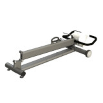 Transportabele fietsergometer, ingeklapt